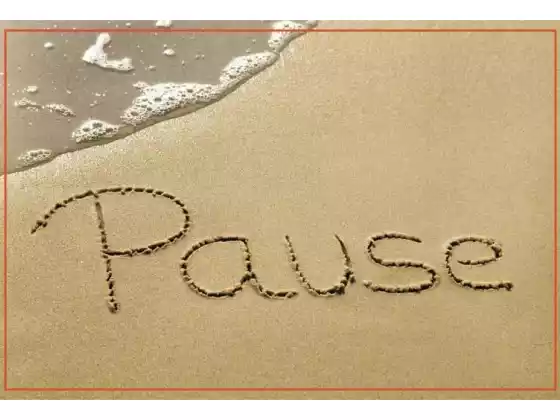 Le pouvoir de la pause