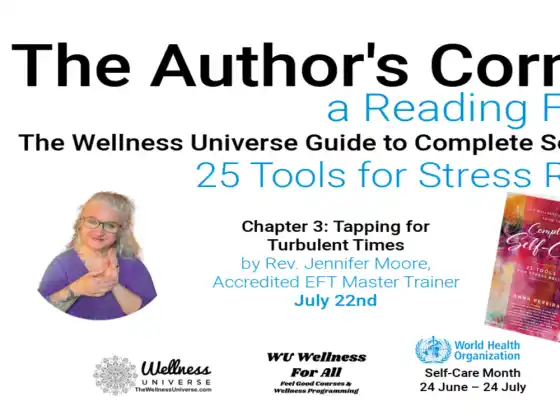 The Author's Corner with Rev. Jennifer Moore: Chapter 3 from 25 Tools for Stress Relief