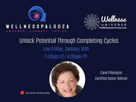 Wellnesspalooza 2025 פתיחת פוטנציאל באמצעות השלמת מחזורים קרול פילקינגטון