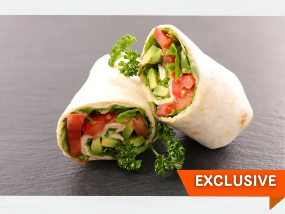 Iyan ay isang Wrap! Mabilis na Kagat na Nakabatay sa Halaman